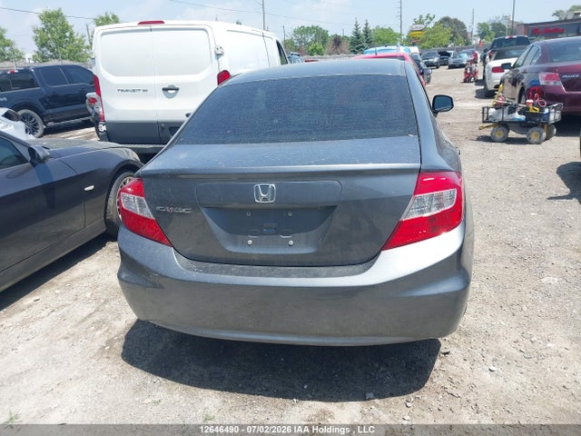 2012 Honda Civic Ex 4dr მანქანა იყიდება აუქციონზე, vin: 2HGFB2F53CH109797, აუქციონის ნომერი: 12646490