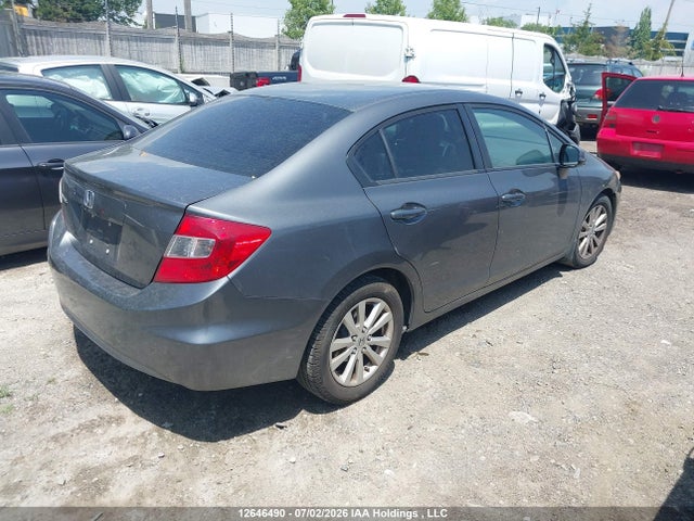 2012 Honda Civic Ex 4dr მანქანა იყიდება აუქციონზე, vin: 2HGFB2F53CH109797, აუქციონის ნომერი: 12646490