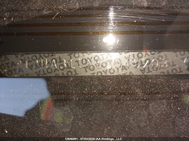 12646491 :رقم المزاد ، 2T2HA31UX5C045703 vin ، 2005 Lexus Rx 330 مزاد بيع