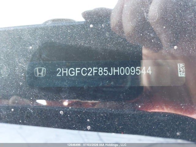 Honda Civic Ex 4dr 2018 2HGFC2F85JH009544 Image 9