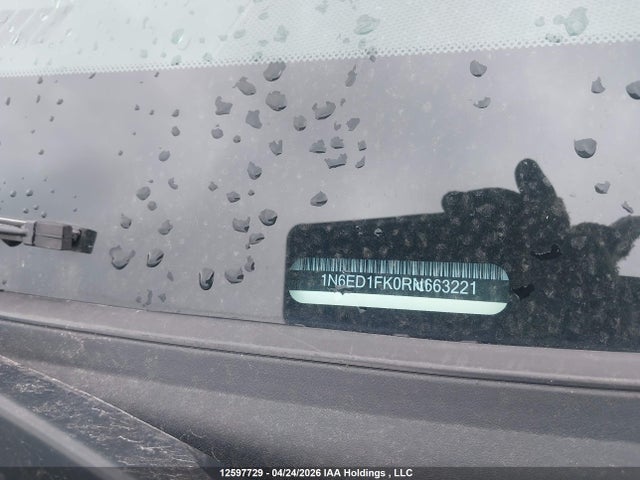 2024 Nissan Frontier Hardbody Edition/sl/sv მანქანა იყიდება აუქციონზე, vin: 1N6ED1FK0RN663221, აუქციონის ნომერი: 12597729