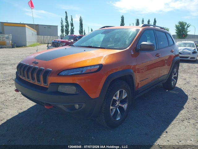 12646545 :رقم المزاد ، 1C4PJMBS5FW678735 vin ، 2015 Jeep Cherokee Trailhawk مزاد بيع