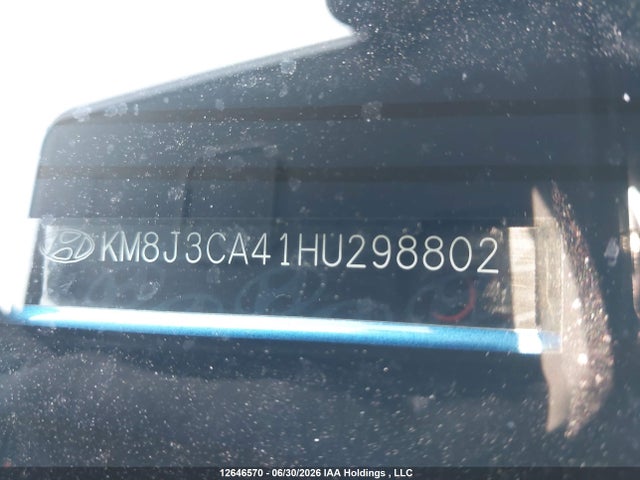 Aukcja sprzedaży 2017 Hyundai Tucson Limited/sport And Eco/se, vin: KM8J3CA41HU298802, numer aukcji: 12646570