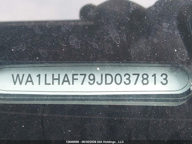WA1LHAF79JD037813 Audi Q7 Premium Plus
