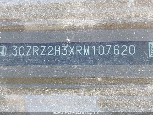 3CZRZ2H3XRM107620 Honda HR-V LX