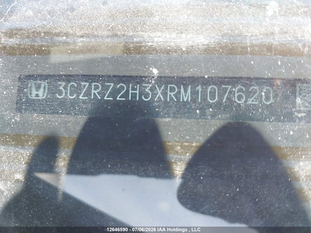 3CZRZ2H3XRM107620 Honda HR-V LX