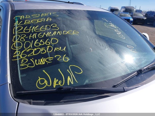 12646603 :رقم المزاد ، JTEES42A582016560 vin ، 2008 Toyota Highlander Limited مزاد بيع