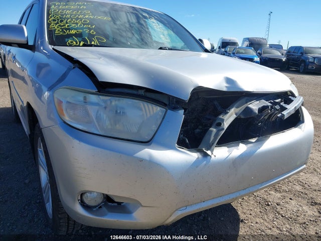 12646603 :رقم المزاد ، JTEES42A582016560 vin ، 2008 Toyota Highlander Limited مزاد بيع