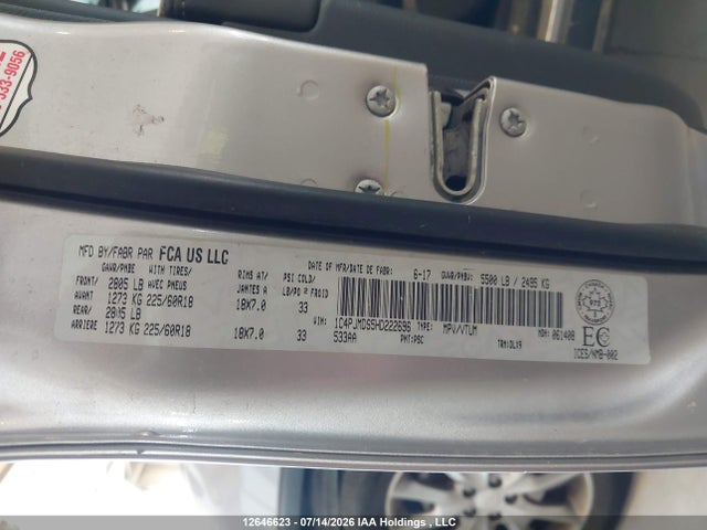 Jeep Cherokee Limited 2017 1C4PJMDS5HD222696 Image 22