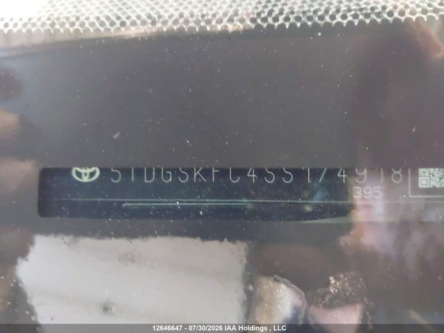 5TDGSKFC4SS174918 Toyota Sienna Le/xse/limited/platinum