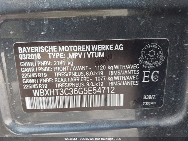 BMW X1 Xdrive28i 2016 WBXHT3C36G5E54712 Image 22