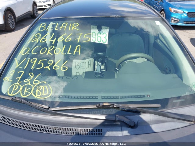 12646675 :رقم المزاد ، 2T1BU4EE1AC195266 vin ، 2010 Toyota Corolla مزاد بيع