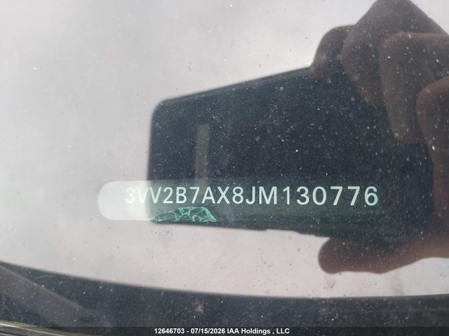 Aukcja sprzedaży 2018 Volkswagen Tiguan Comfortline, vin: 3VV2B7AX8JM130776, numer aukcji: 12646703