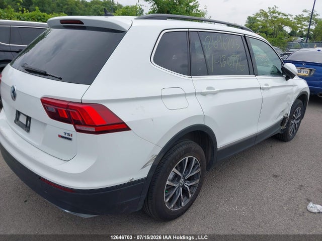 Aukcja sprzedaży 2018 Volkswagen Tiguan Comfortline, vin: 3VV2B7AX8JM130776, numer aukcji: 12646703