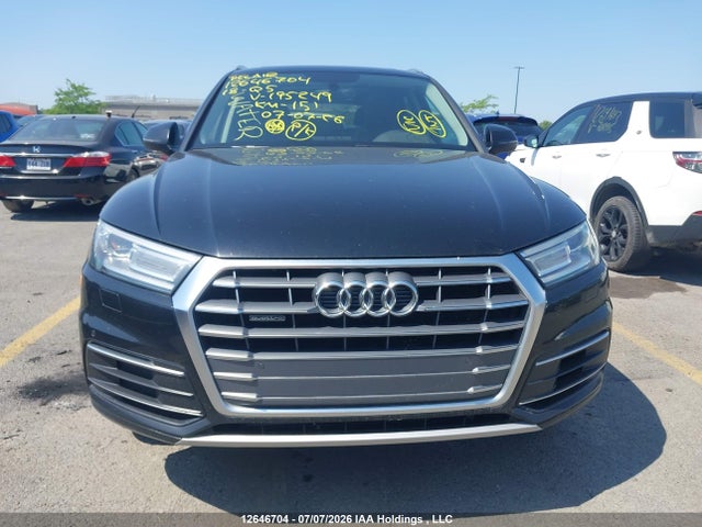 2018 Audi Q5 2.0t Progressiv მანქანა იყიდება აუქციონზე, vin: WA1BNAFY5J2195249, აუქციონის ნომერი: 12646704
