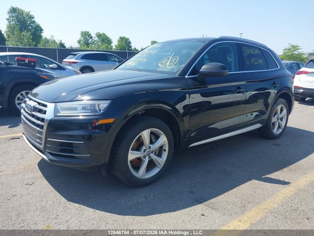 2018 Audi Q5 2.0t Progressiv მანქანა იყიდება აუქციონზე, vin: WA1BNAFY5J2195249, აუქციონის ნომერი: 12646704