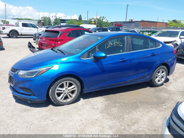 12646732 :رقم المزاد ، 3G1BE5SM7GS598879 vin ، 2016 Chevrolet Cruze Lt Auto مزاد بيع
