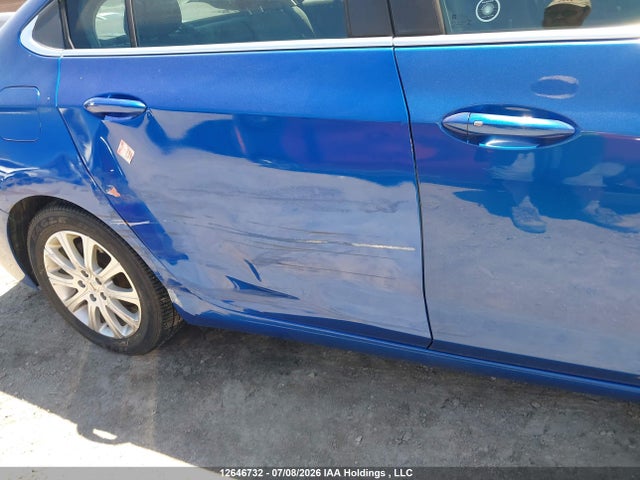 12646732 :رقم المزاد ، 3G1BE5SM7GS598879 vin ، 2016 Chevrolet Cruze Lt Auto مزاد بيع