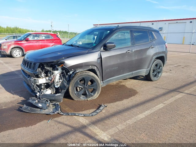 12646747 :رقم المزاد ، 3C4NJDBB4JT493646 vin ، 2018 Jeep Compass North مزاد بيع