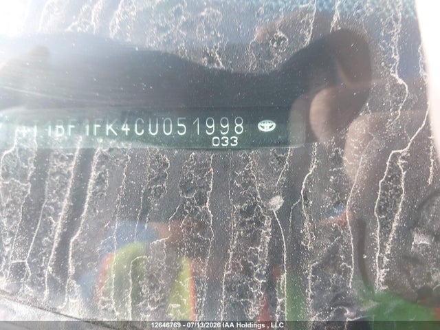 Продаж на аукціоні авто 2012 Toyota Camry Le, vin: 4T1BF1FK4CU051998, номер лоту: 12646769