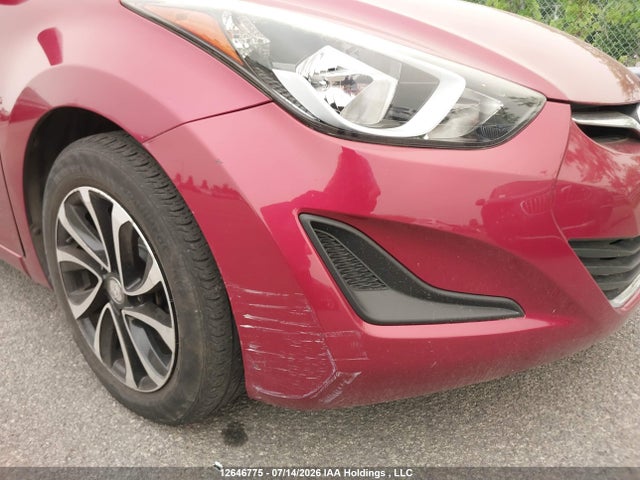 Продаж на аукціоні авто 2016 Hyundai Elantra Se/sport/limited, vin: 5NPDH4AE1GH663411, номер лоту: 12646775