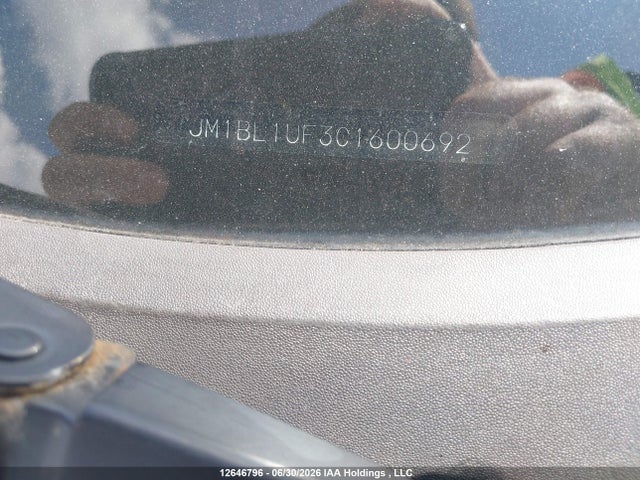 Aukcja sprzedaży 2012 Mazda Mazda3 Gx, vin: JM1BL1UF3C1600692, numer aukcji: 12646796