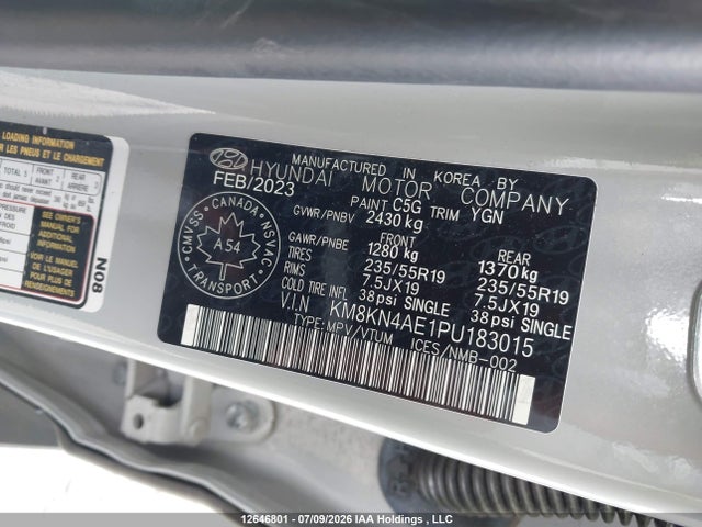 Hyundai Ioniq 5 Preferred Long Range 2023 KM8KN4AE1PU183015 Image 9