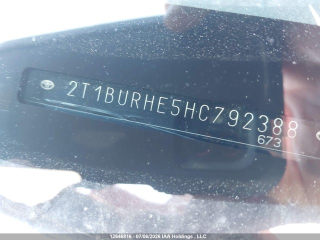 Toyota COROLLA SE 2017 2T1BURHE5HC792388 Image 19