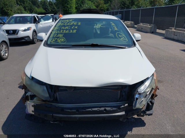 Продажа на аукционе авто 2012 Honda Civic Lx, vin: 2HGFB2E47CH033638, номер лота: 12646853
