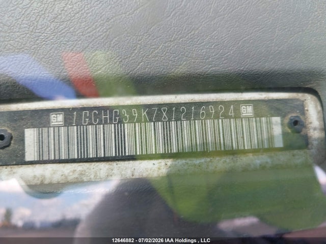 Aukcja sprzedaży 2008 Chevrolet Express Standard, vin: 1GCHG39K781216924, numer aukcji: 12646882