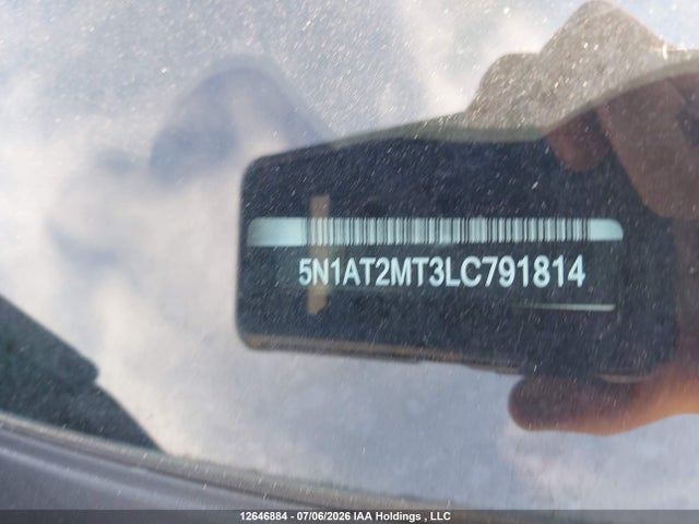 2020 Nissan Rogue მანქანა იყიდება აუქციონზე, vin: 5N1AT2MT3LC791814, აუქციონის ნომერი: 12646884