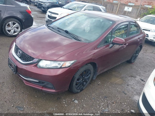 12646888 :رقم المزاد ، 2HGFB2F4XFH008817 vin ، 2015 Honda Civic Lx مزاد بيع