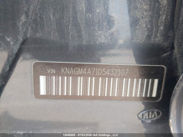 Продаж на аукціоні авто 2013 Kia Optima Lx/lx+, vin: KNAGM4A71D5432107, номер лоту: 12646889