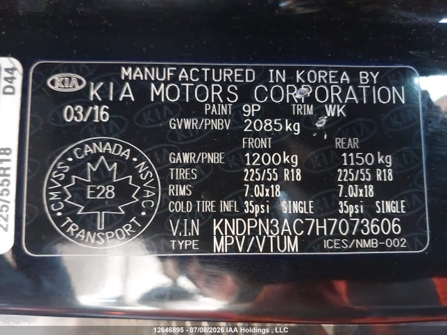 KIA Sportage Ex 2017 KNDPN3AC7H7073606 Image 19