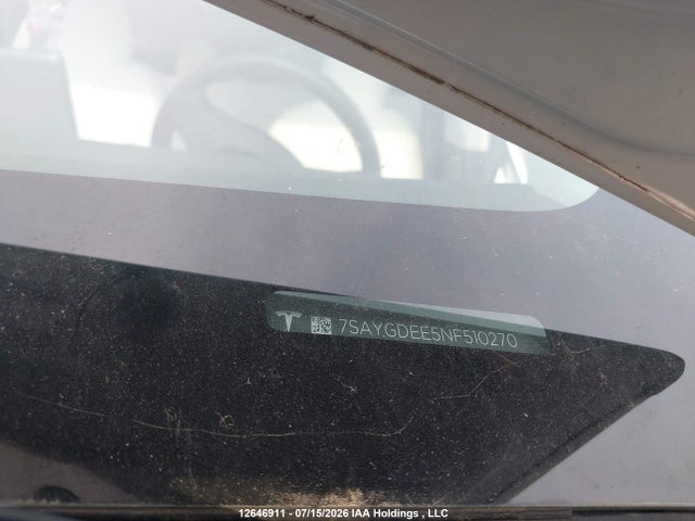 Tesla Model Y Long Range 2022 7SAYGDEE5NF510270 Image 17
