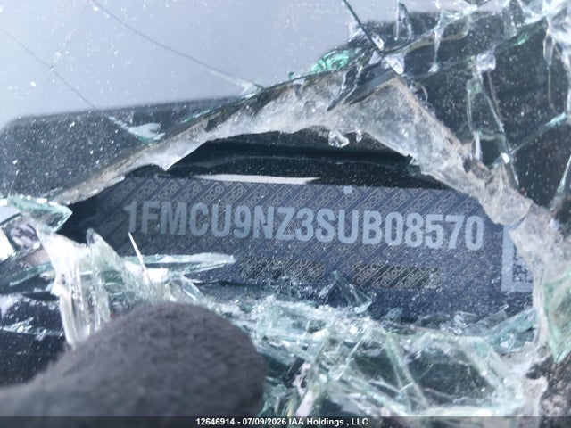 12646914 :رقم المزاد ، 1FMCU9NZ3SUB08570 vin ، 2025 Ford Escape St-line Select مزاد بيع