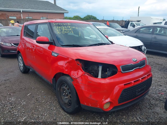 12646924 :رقم المزاد ، KNDJN2A28G7819406 vin ، 2016 Kia Soul Lx/lx+ مزاد بيع