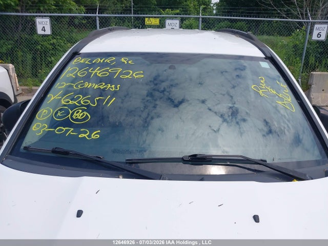 12646926 :رقم المزاد ، 1C4NJCAB6CD626511 vin ، 2012 Jeep Compass مزاد بيع