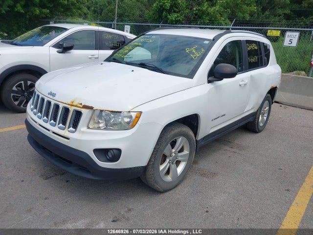 2012 Jeep Compass მანქანა იყიდება აუქციონზე, vin: 1C4NJCAB6CD626511, აუქციონის ნომერი: 12646926
