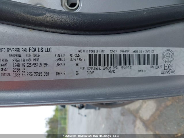 Dodge Journey Crossroad 2018 3C4PDDGG6JT260730 Image 19
