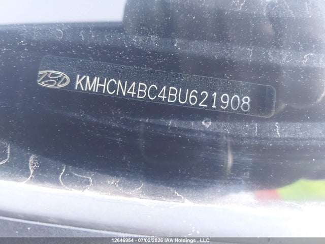 12646954 :رقم المزاد ، KMHCN4BC4BU621908 vin ، 2011 Hyundai Accent Gl مزاد بيع