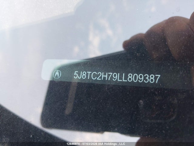 5J8TC2H79LL809387 Acura Rdx Advance