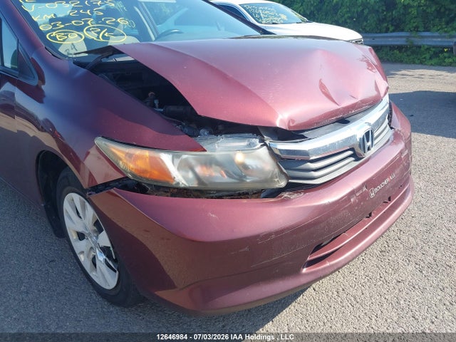 Aukcja sprzedaży 2012 Honda Civic Lx, vin: 2HGFB2F41CH032175, numer aukcji: 12646984