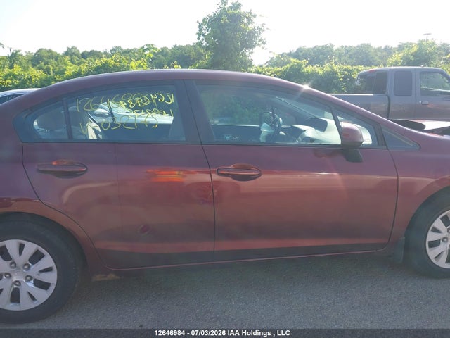 Aukcja sprzedaży 2012 Honda Civic Lx, vin: 2HGFB2F41CH032175, numer aukcji: 12646984