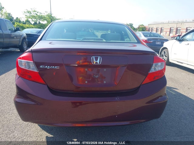 Aukcja sprzedaży 2012 Honda Civic Lx, vin: 2HGFB2F41CH032175, numer aukcji: 12646984