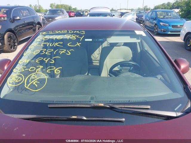 Aukcja sprzedaży 2012 Honda Civic Lx, vin: 2HGFB2F41CH032175, numer aukcji: 12646984
