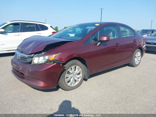Aukcja sprzedaży 2012 Honda Civic Lx, vin: 2HGFB2F41CH032175, numer aukcji: 12646984
