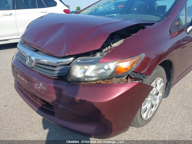 Aukcja sprzedaży 2012 Honda Civic Lx, vin: 2HGFB2F41CH032175, numer aukcji: 12646984