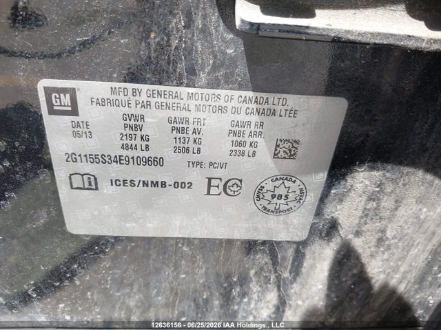 Chevrolet IMPALA 2LZ 2014 2G1155S34E9109660 Image 19