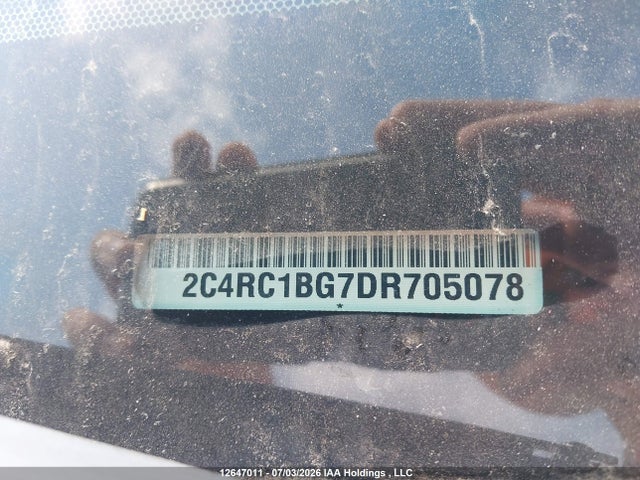 12647011 :رقم المزاد ، 2C4RC1BG7DR705078 vin ، 2013 Chrysler Town & Country Touring مزاد بيع